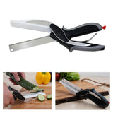 Stainless Steel Kitchen Scissors Multifunctional 2 in 1 Cutting Fruit & Vegetable