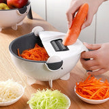 9 in 1 Mandoline Slicer Potato, Peeler Carrot, Onion Grater with Strainer Kitchen Accessories